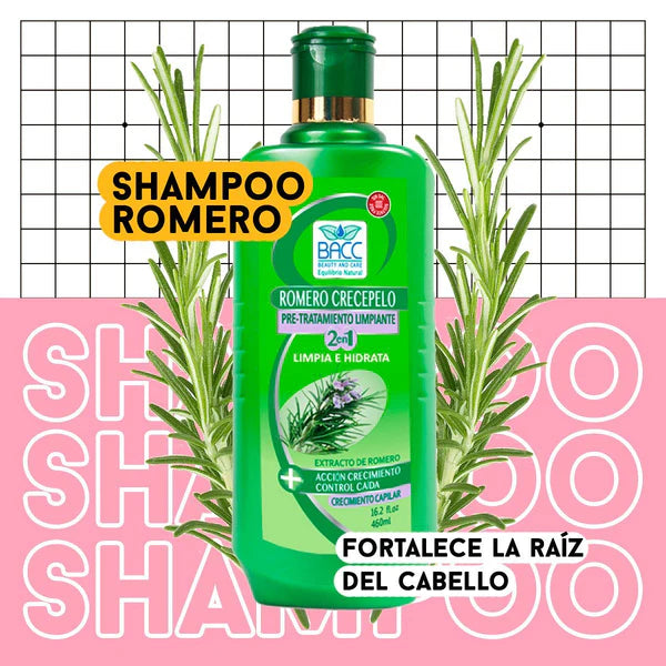 "Shampoo 2 en 1 de Romero: El Secreto del Crecimiento"