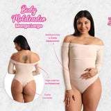 Body Moldeador Manga Larga Off Shoulders