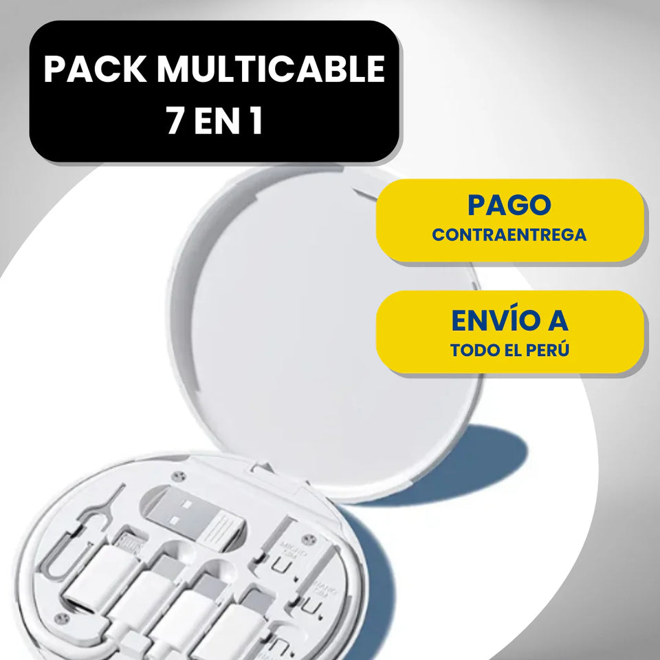 PACK MULTICABLE 7 EN 1