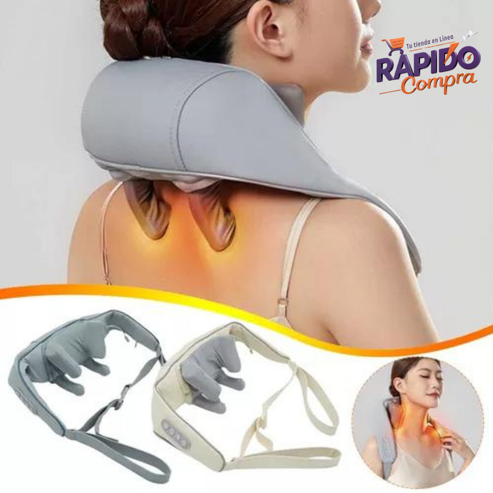 MASAJEADOR CERVICAL 3D PRIMIUM 💆‍♀️