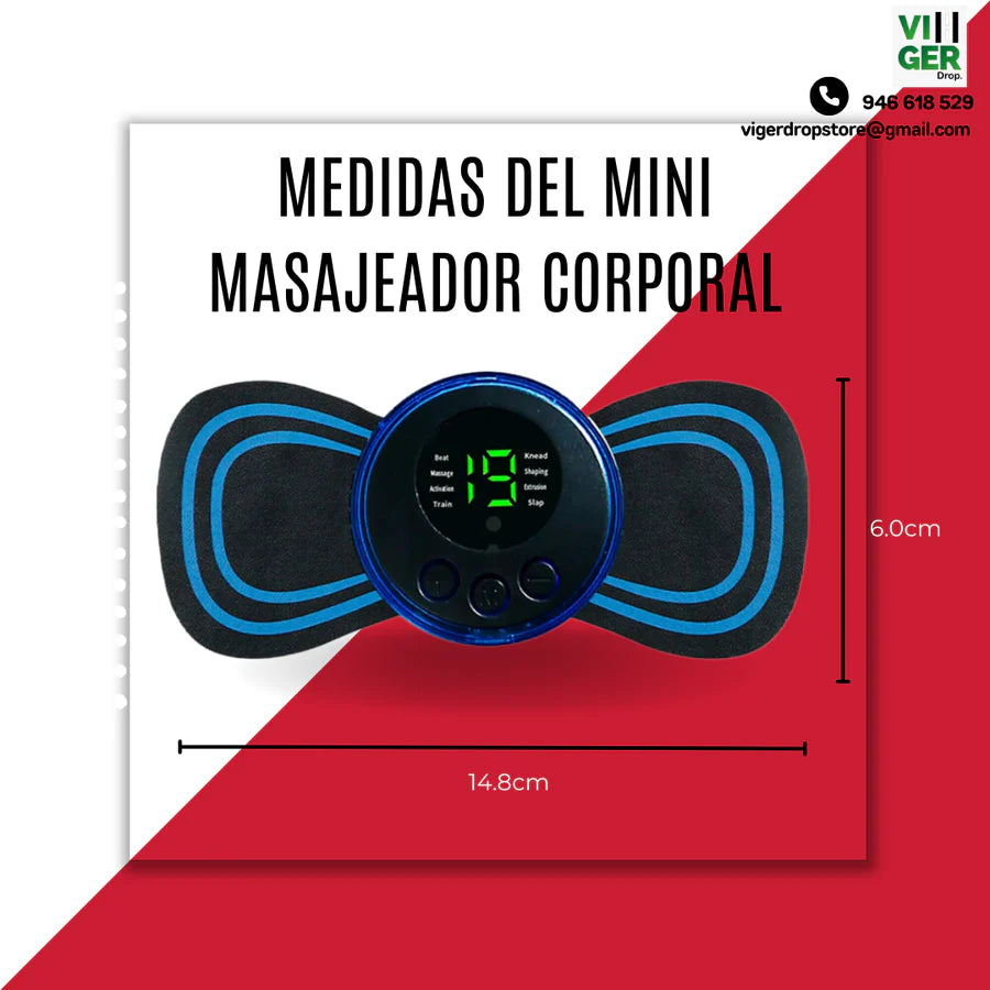 Super Combo Antiestrés Masajeador para pies + Mini masajeador corporal